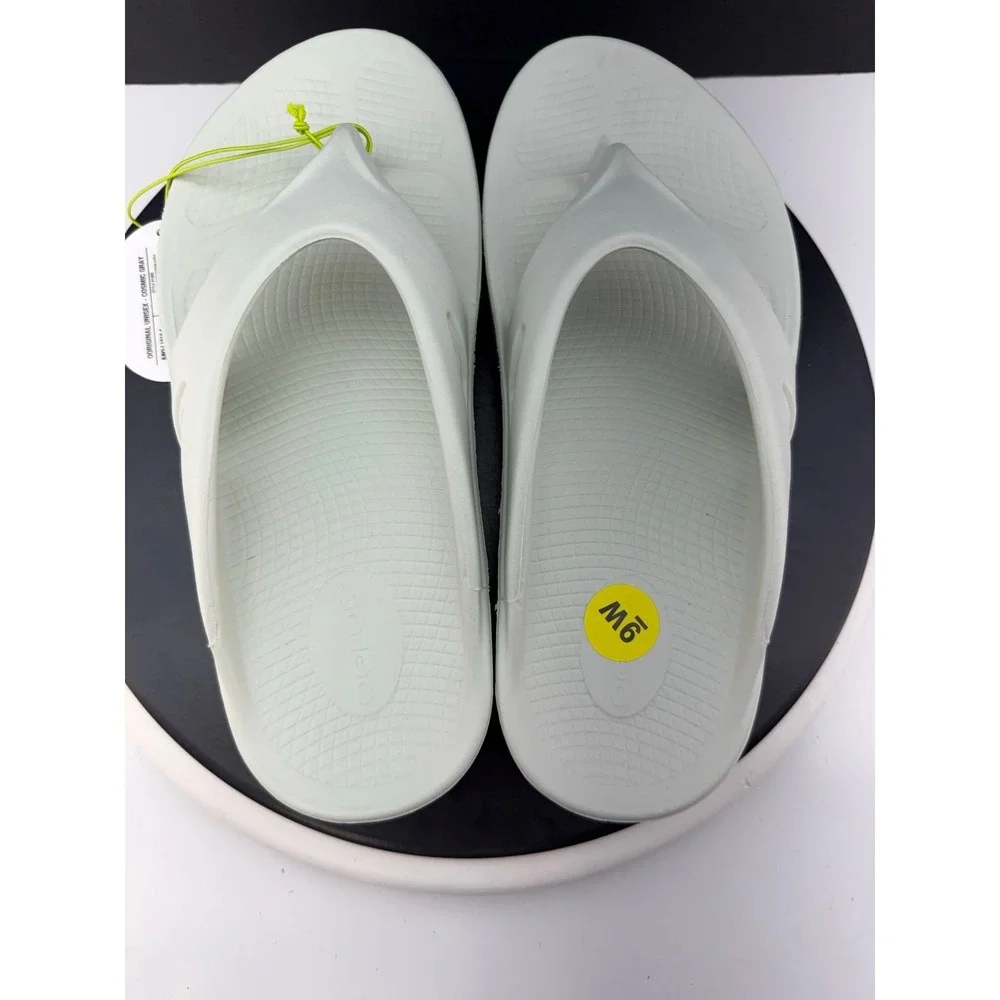 Oofos Ooriginal Mens Size 9 Cosmic Gray Original Recovery Sandals Slip On Shoes